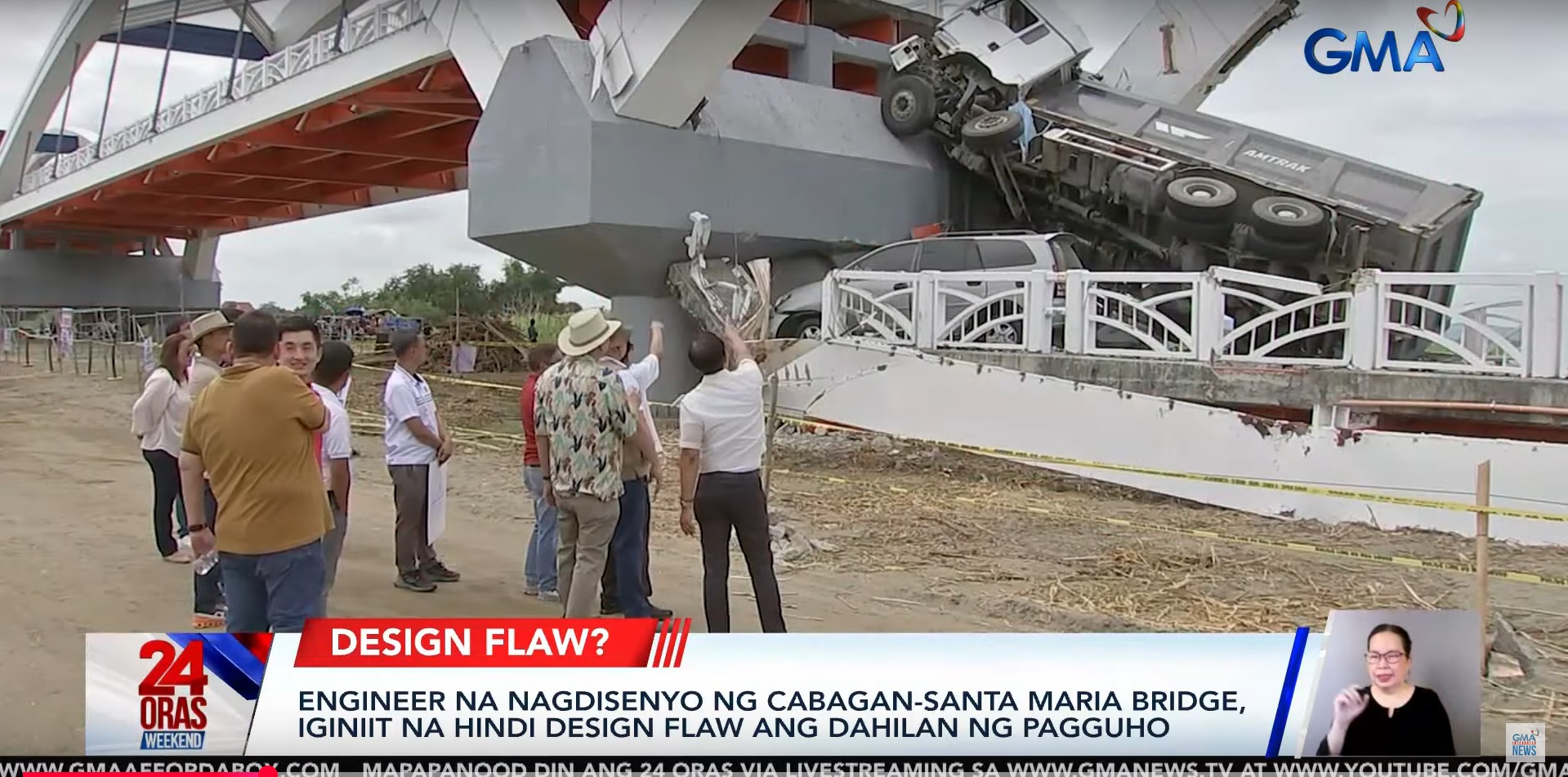 Design flaw not cause of Isabela bridge collapse -engineer