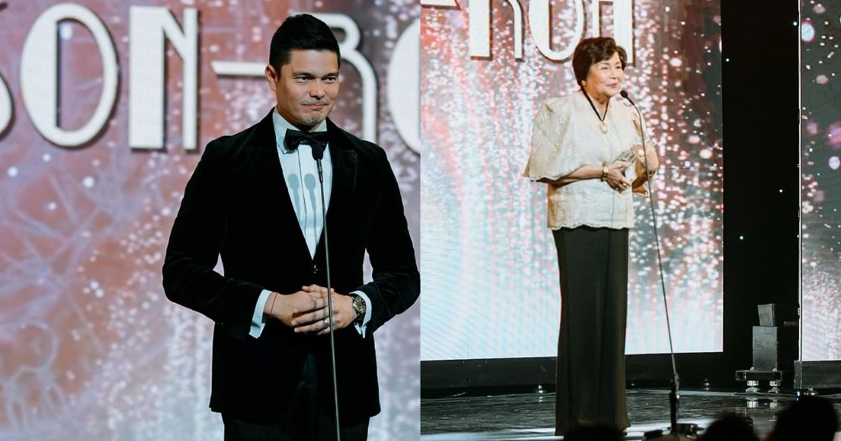 Dingdong Dantes presents MIFF Lifetime Achievement Award to Boots Anson-Rodrigo
