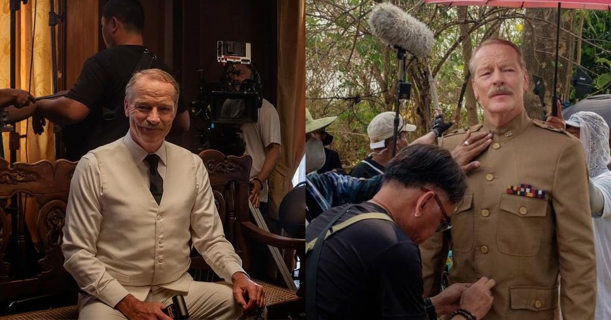 'Game of Thrones' star Iain Glen shares sneak peek as Leonard Wood in 'Quezon' biopic