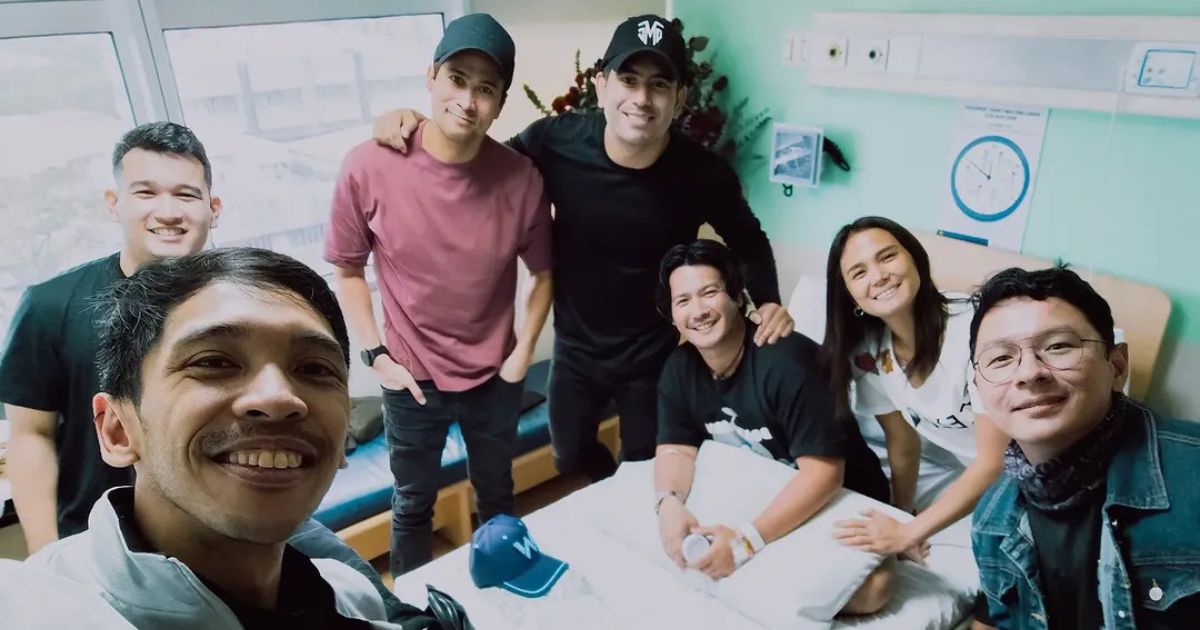 Sam Milby, Gerald Anderson, more visit John Prats in the hospital