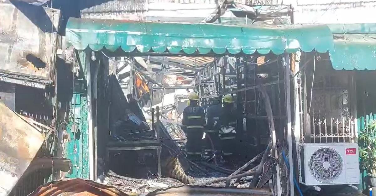 Fire hits commercial-residential building in Pandacan, Manila