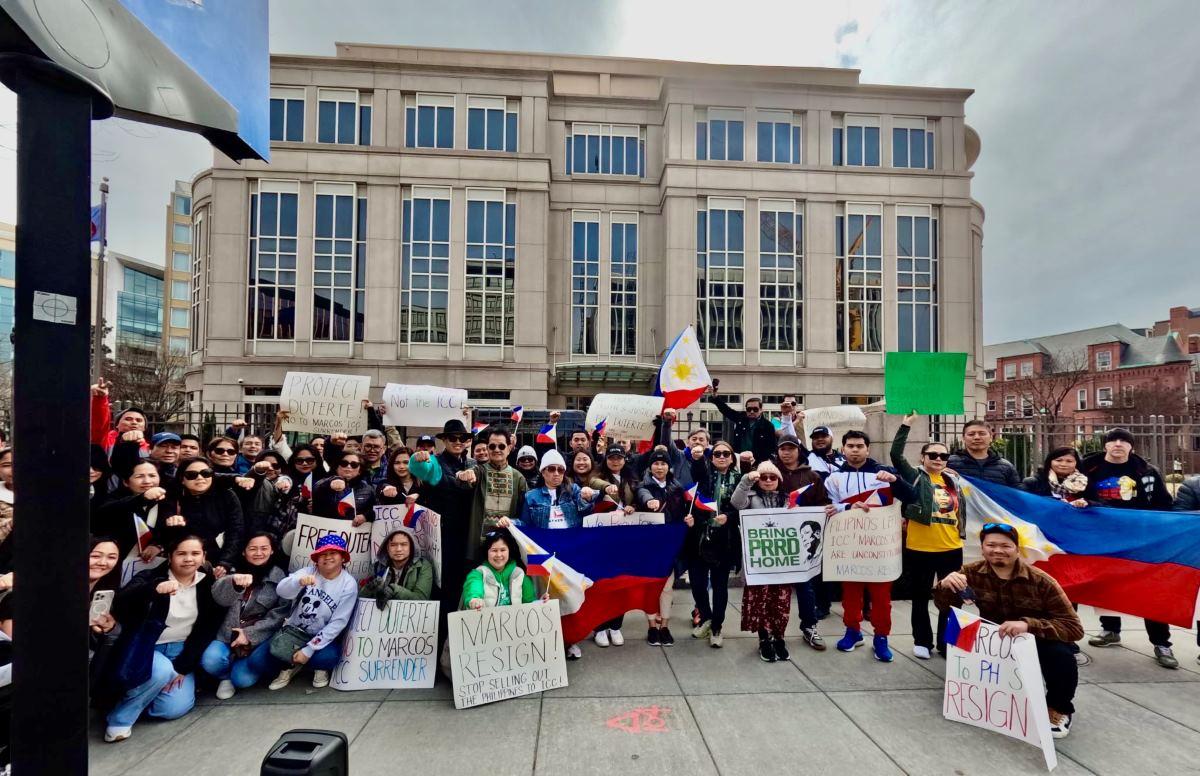 Duterte supporters hold prayer rally outside PH Embassy, Consulate in ...