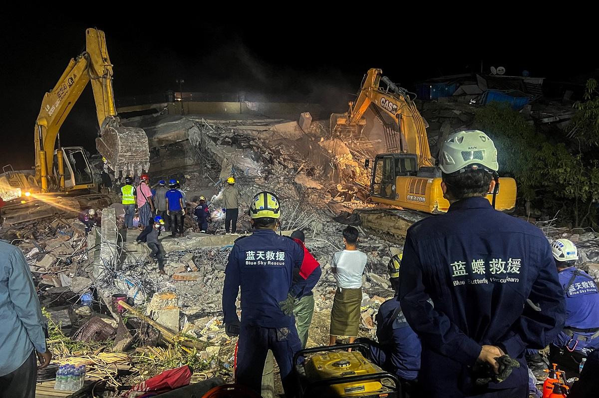 Myanmar quake death toll nears 3,000; UN warns window to find survivors closing