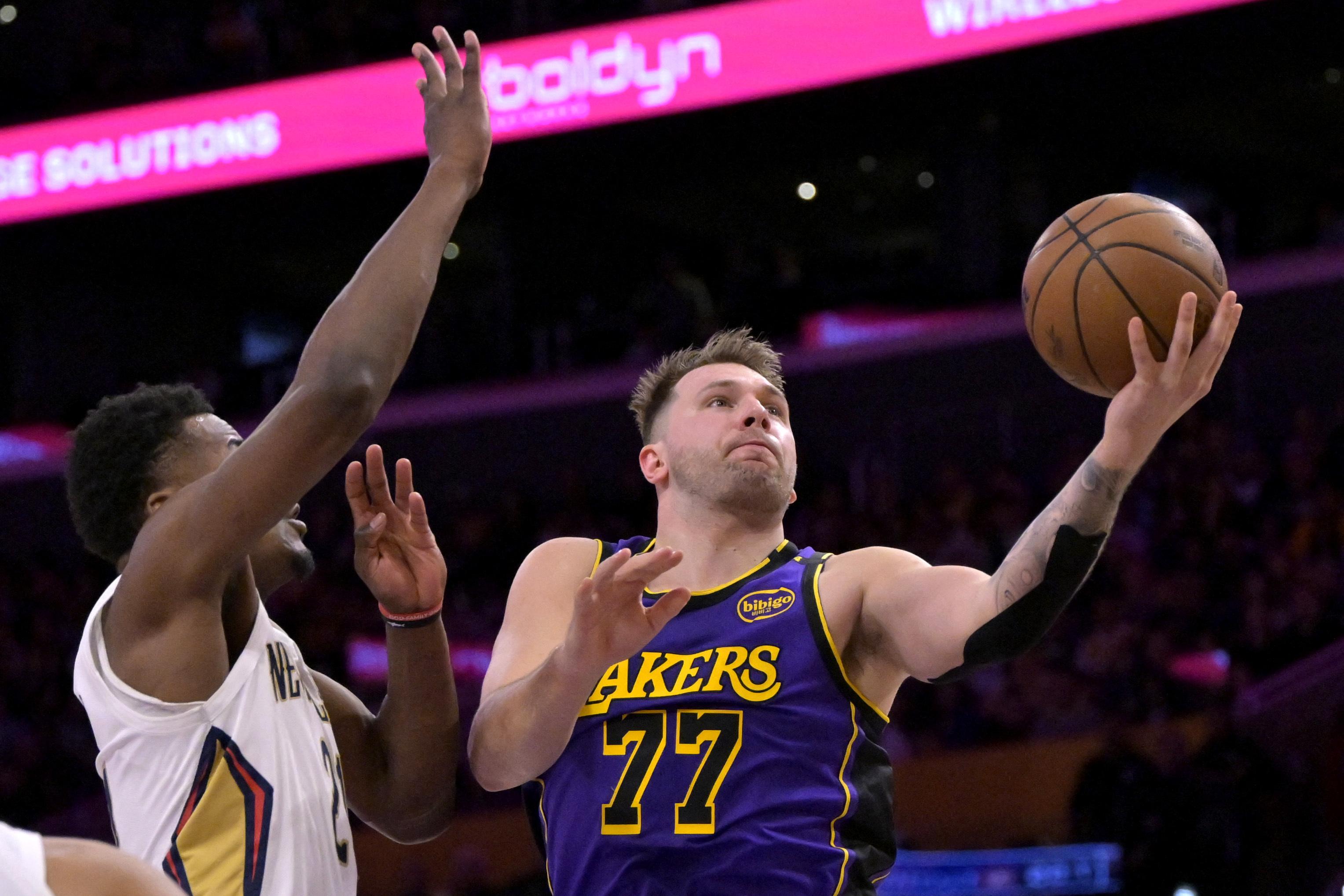 NBA: Luka Doncic puts up 35 as Lakers pound Pelicans