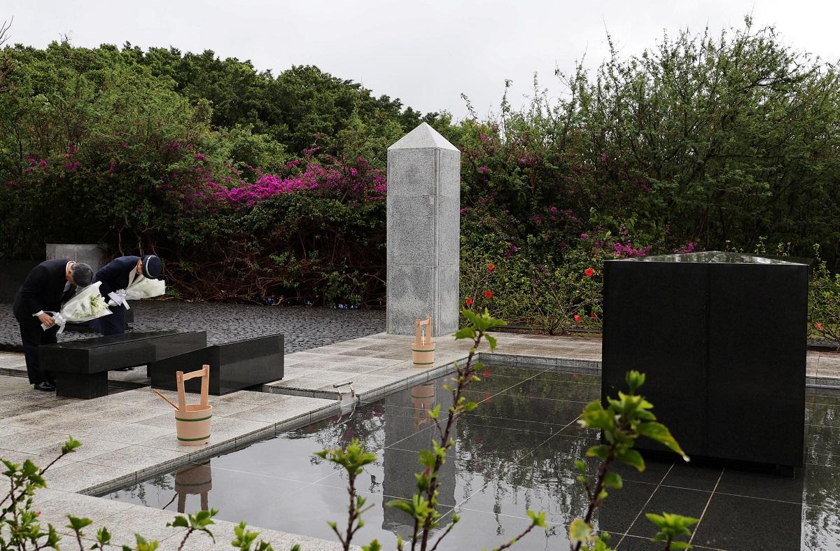 Japan emperor visits World War II battleground Iwo Jima