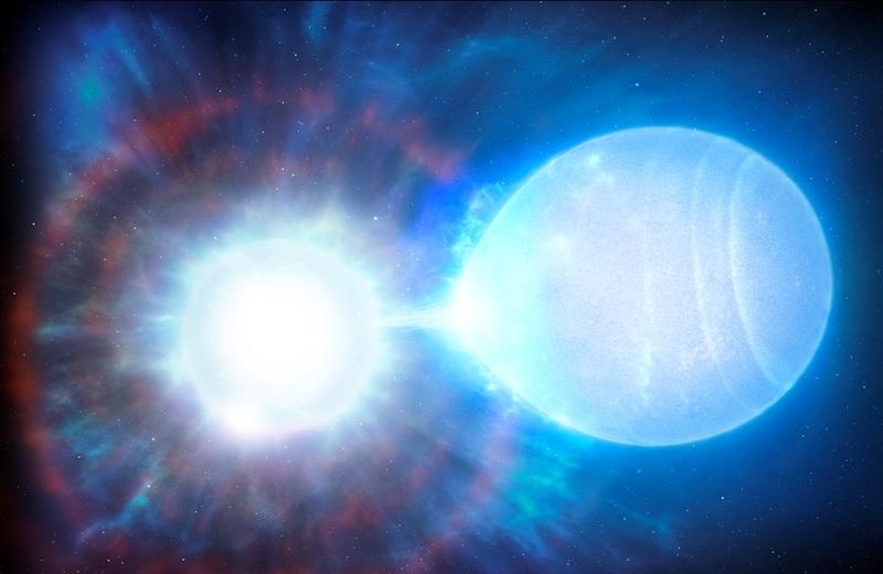 Astronomers spot two white dwarfs doomed to die in a quadruple detonation