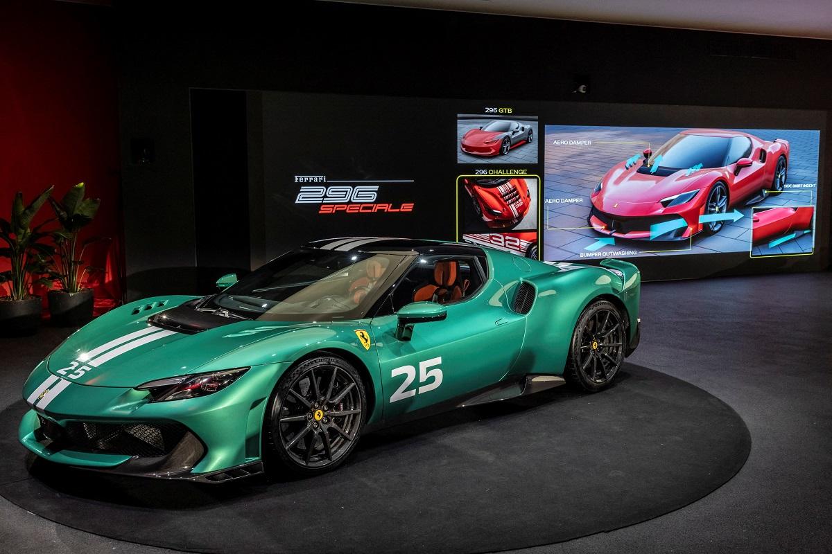 Ferrari unveils new 296 Speciale hybrid models ahead of EV launch