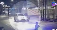 Magpinsang nakamotorsiklo, sinalpok at tinakbuhan ng SUV na nasa maling linya thumbnail