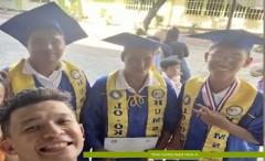 58-anyos na nanay, kasabay na nagtapos sa senior high school ang 2 niyang anak thumbnail