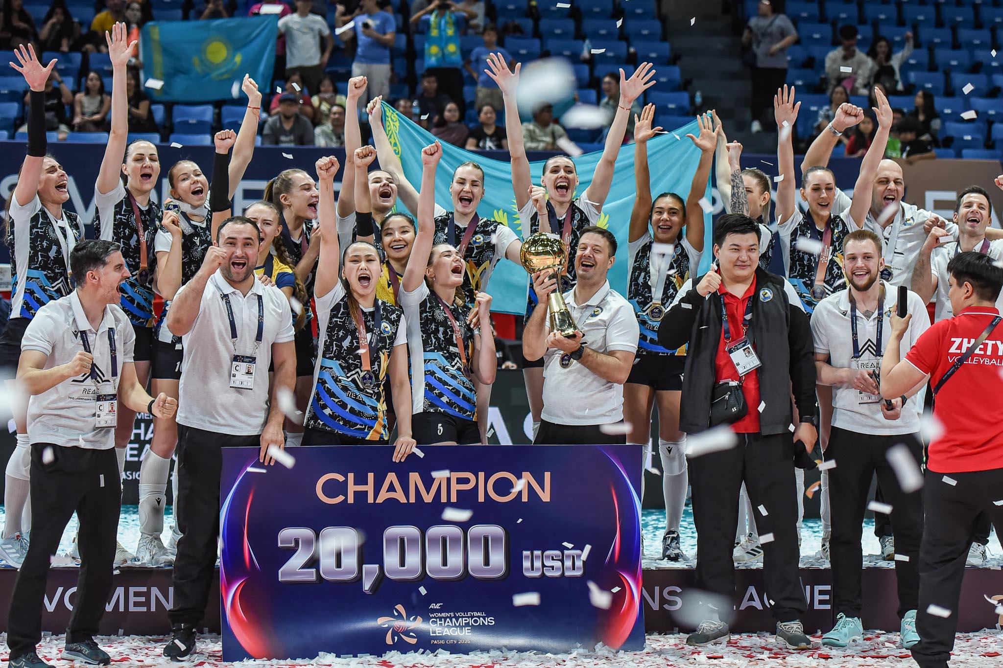 AVC Champions League: Zhetysu of Kazakhstan wins championship