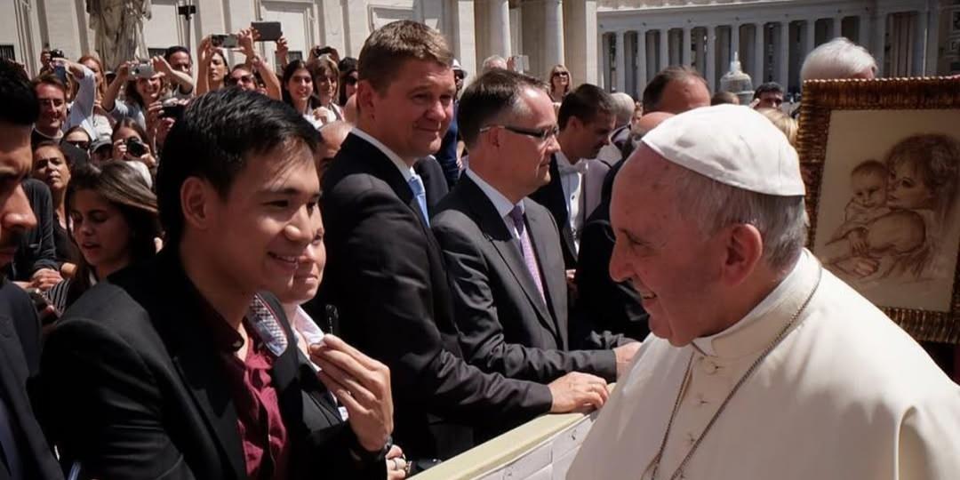 Chris Tiu on meeting Pope Francis in Vatican City in 2015: 'One of the highlights of my life' 