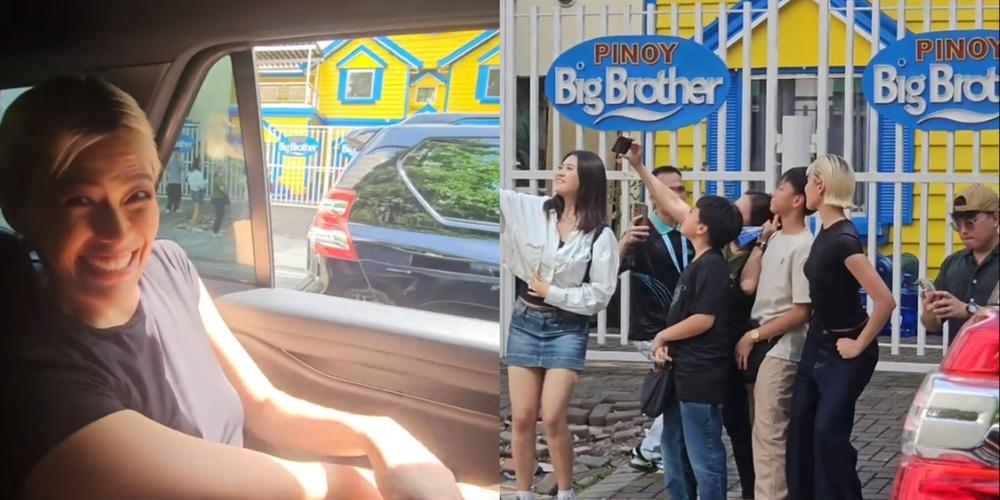 Michelle Dee snaps selfies with fans outside 'Pinoy Big Brother' house