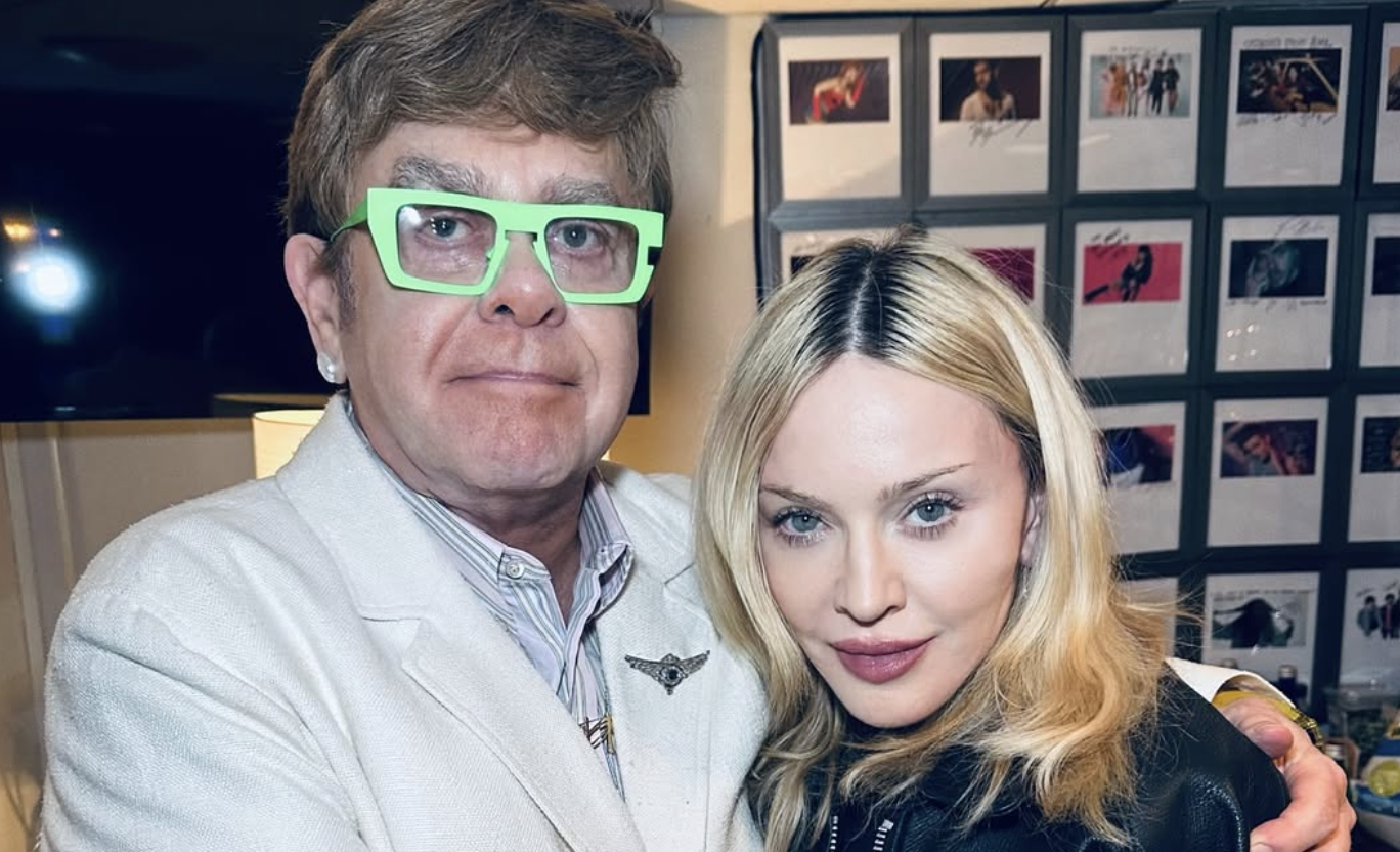 Madonna and Elton John are friends again!