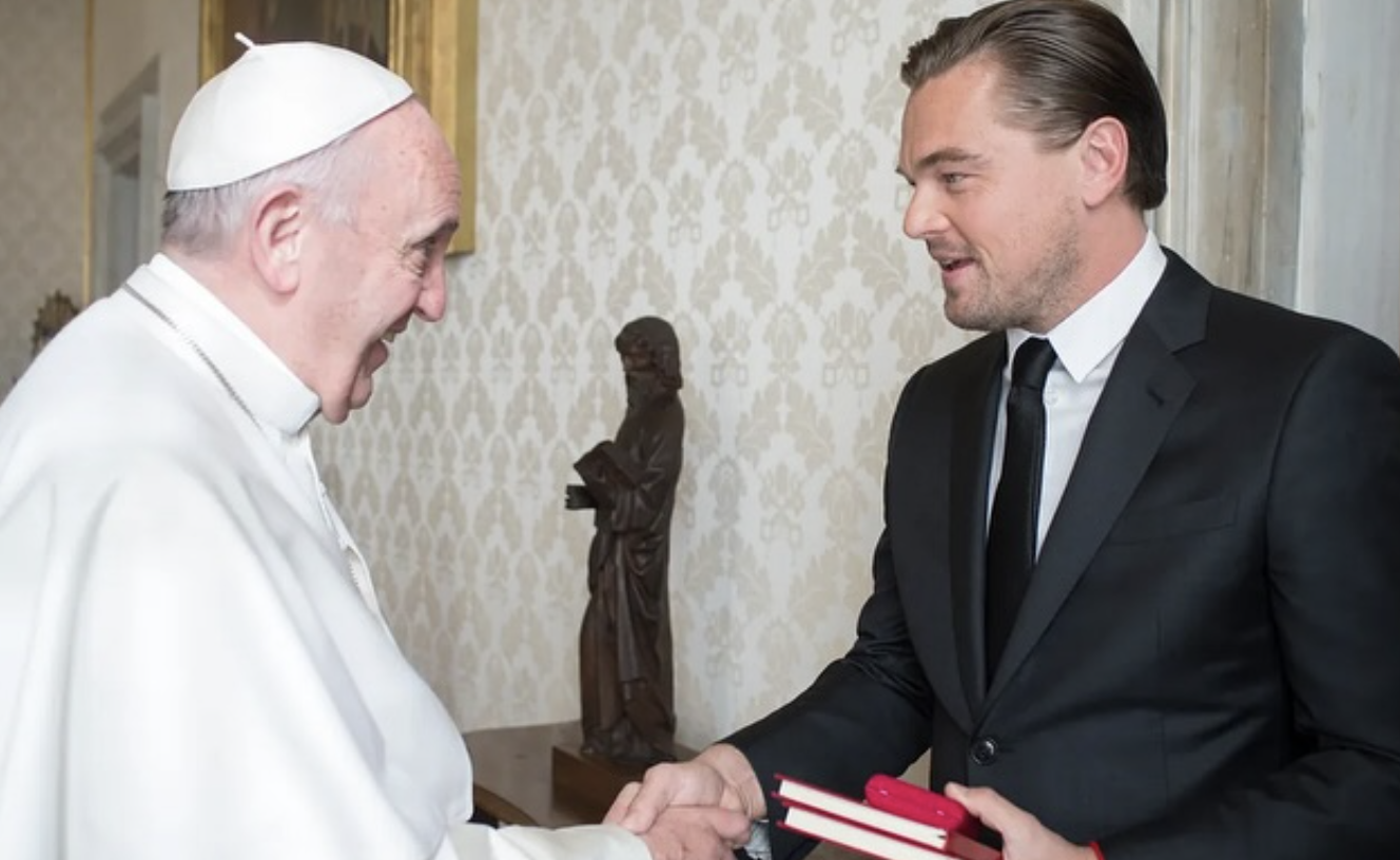 Pope Francis, honored by Leonardo DiCaprio, climate scientists and groups for championing the environment