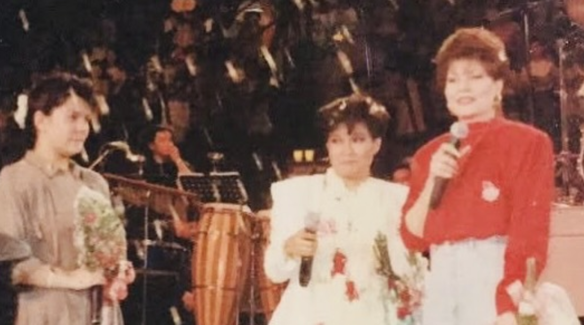 Lotlot de Leon posts throwback photo with Nora Aunor and Pilita Corrales