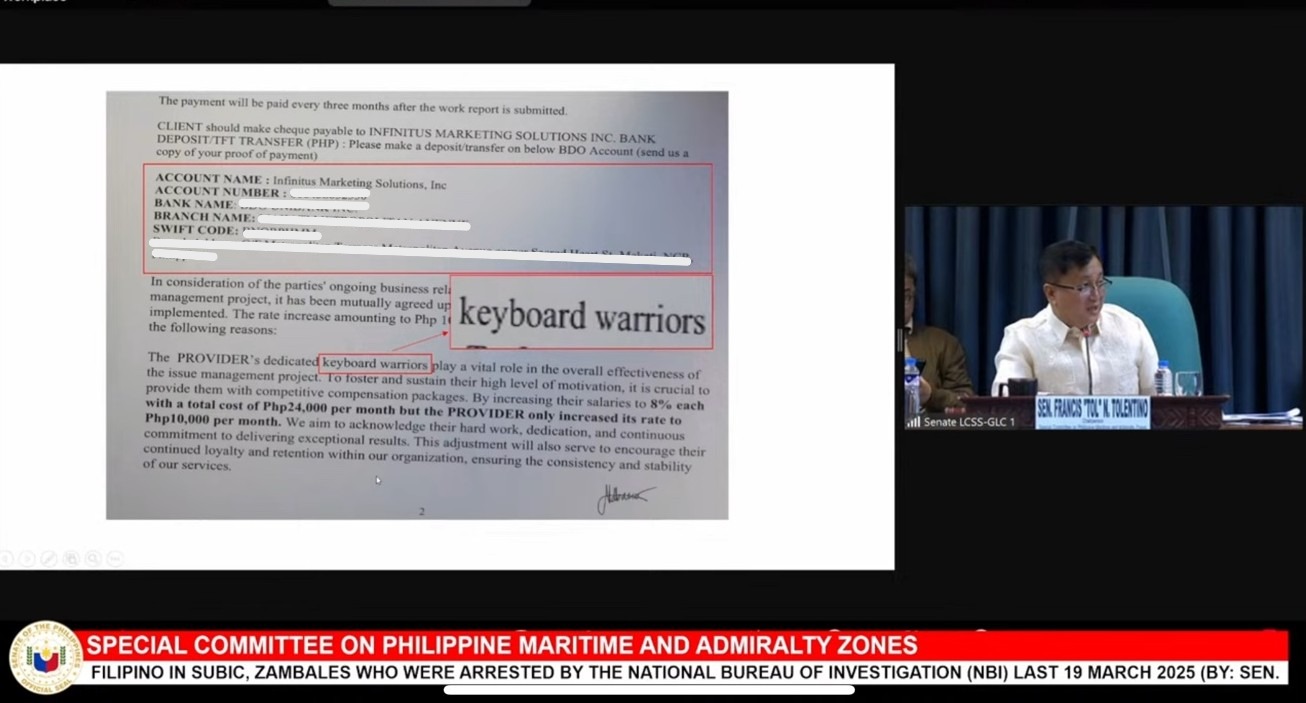 Chinese Embassy contracted PH-based PR firm to allegedly hire trolls in 2023