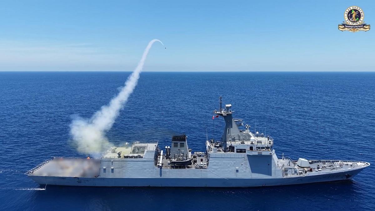PH Navy conducts live firing missile exercises in Zambales
