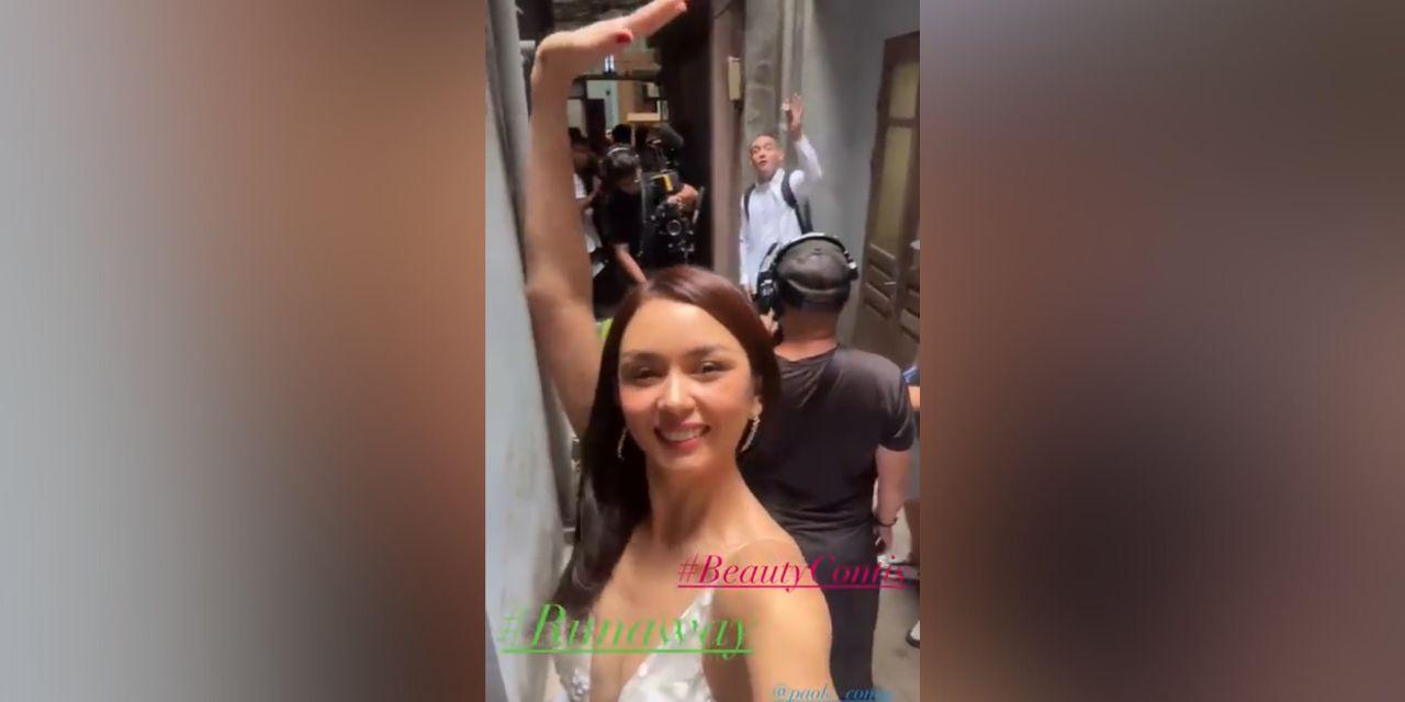 Beauty Gonzalez shares BTS of upcoming film with Paolo Contis