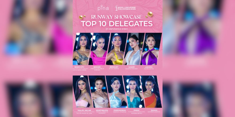 Miss Universe Philippines reveals Top 10 candidates for runway showcase