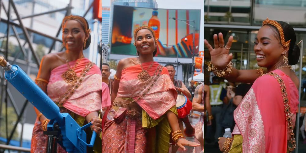 Chelsea Manalo celebrates Songkran Festival in Thailand