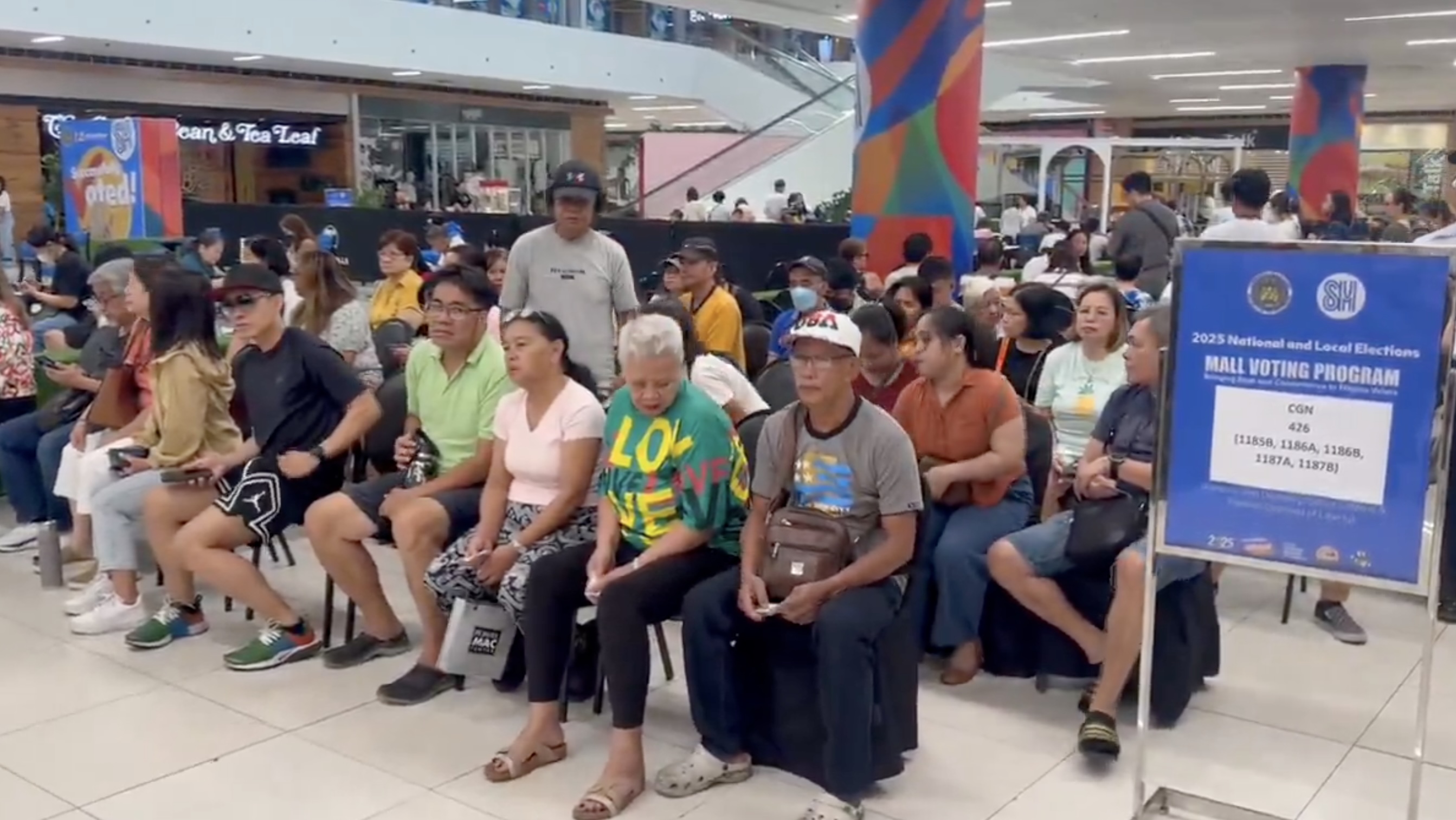 Voters head to malls for Eleksyon 2025