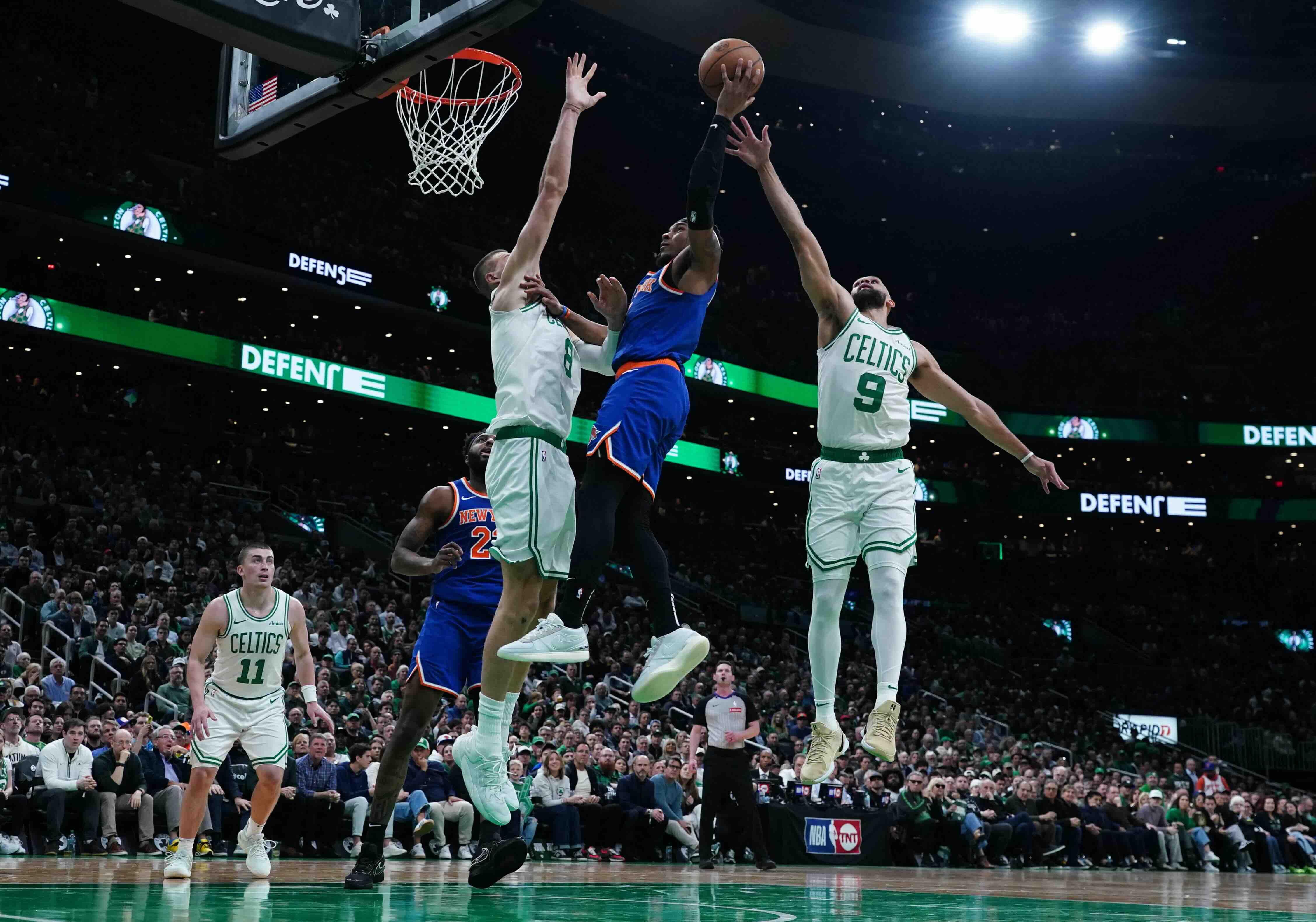 NBA: Knicks storm back to force OT, take down Celtics in Game 1