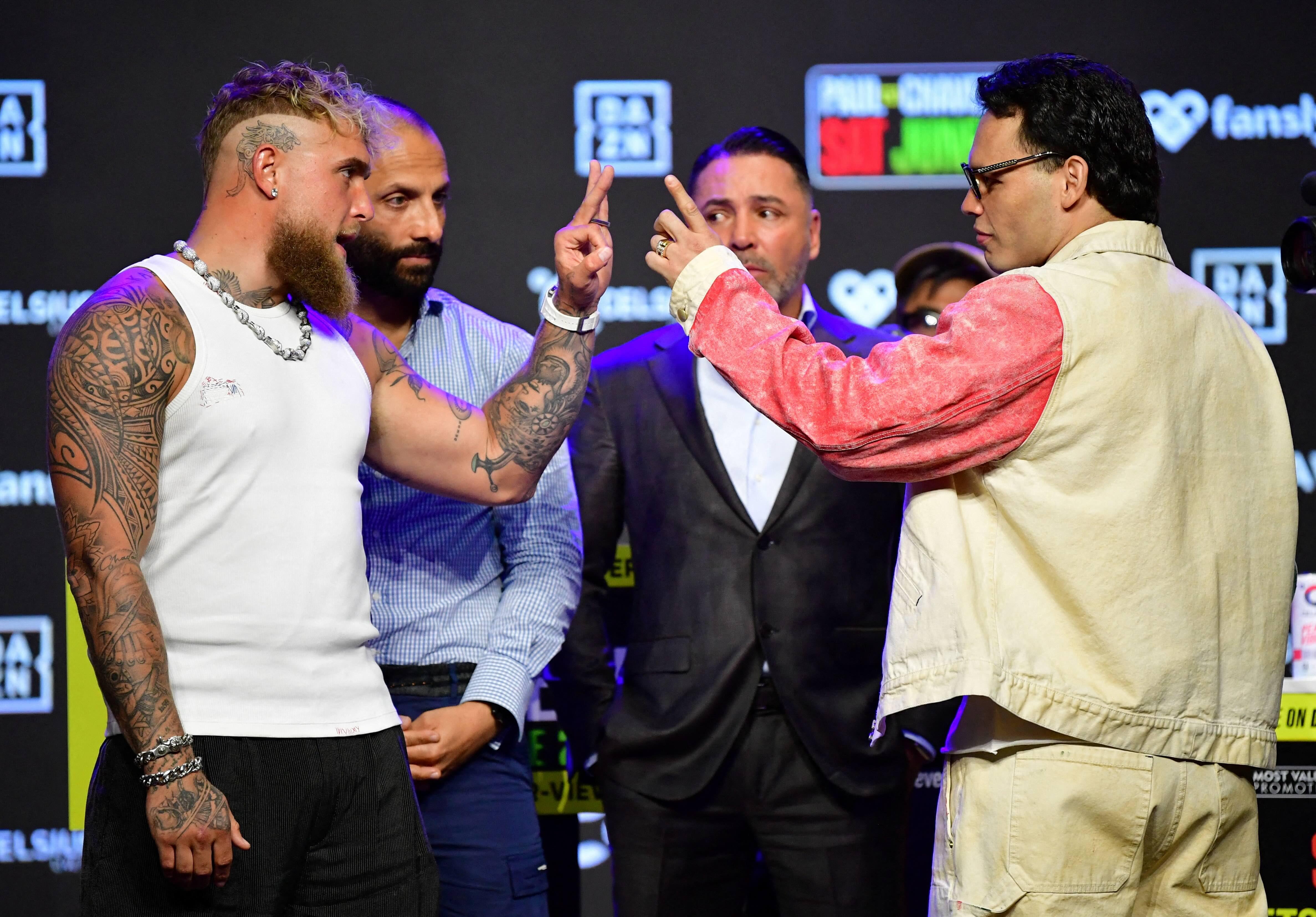 Jake Paul aims to 'embarrass' former world champion Chavez Jr
