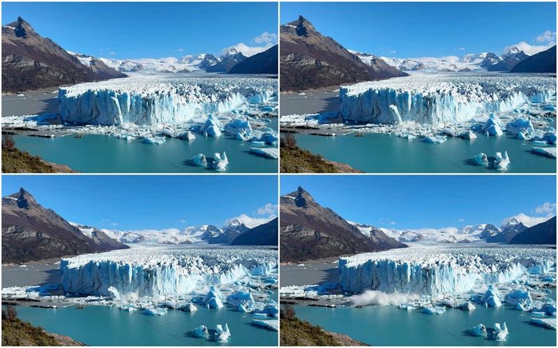 Huge ice falls at Argentina's Perito Moreno glacier stir awe and concern