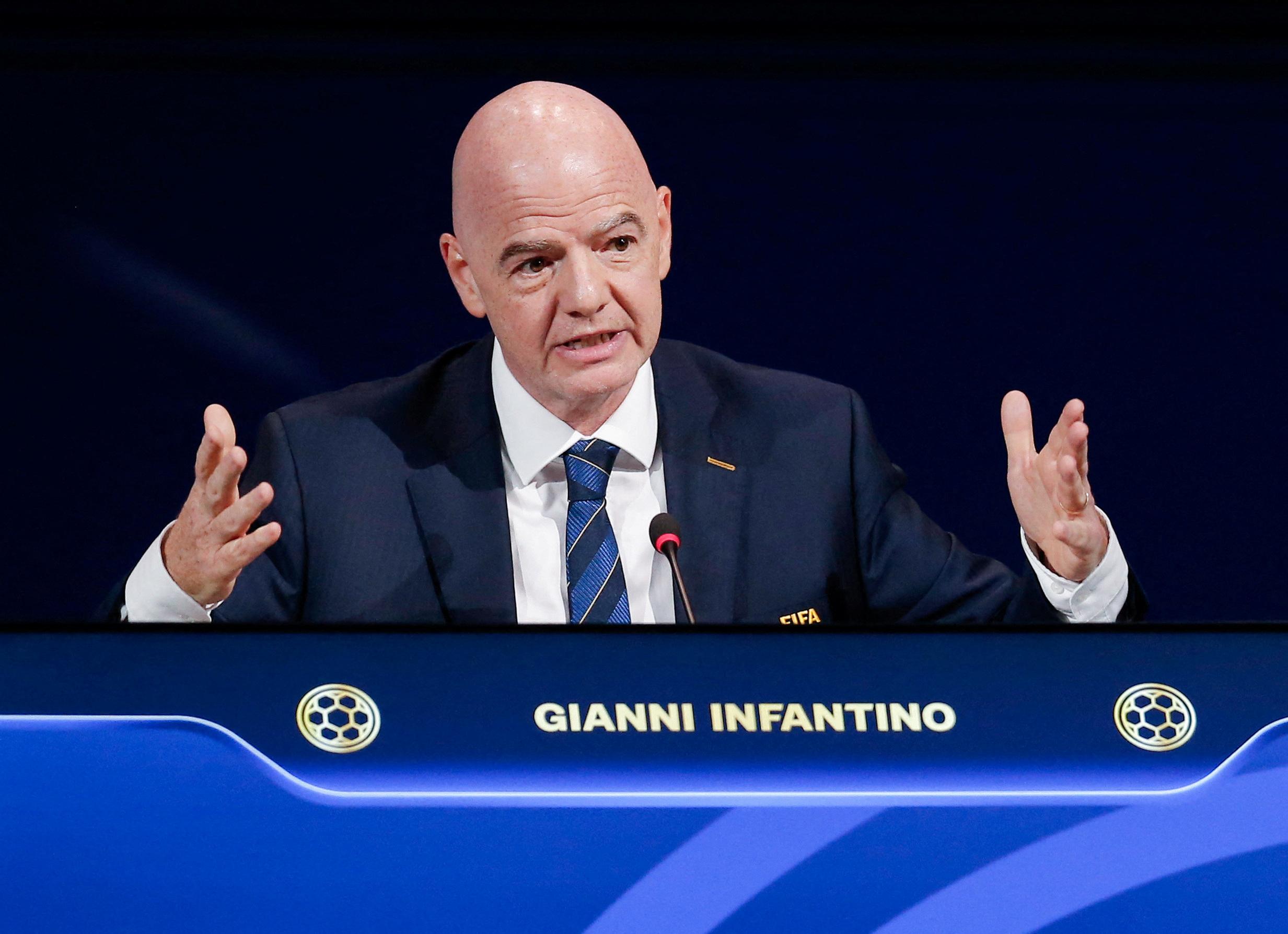 US will welcome international fans for World Cup, says FIFA president