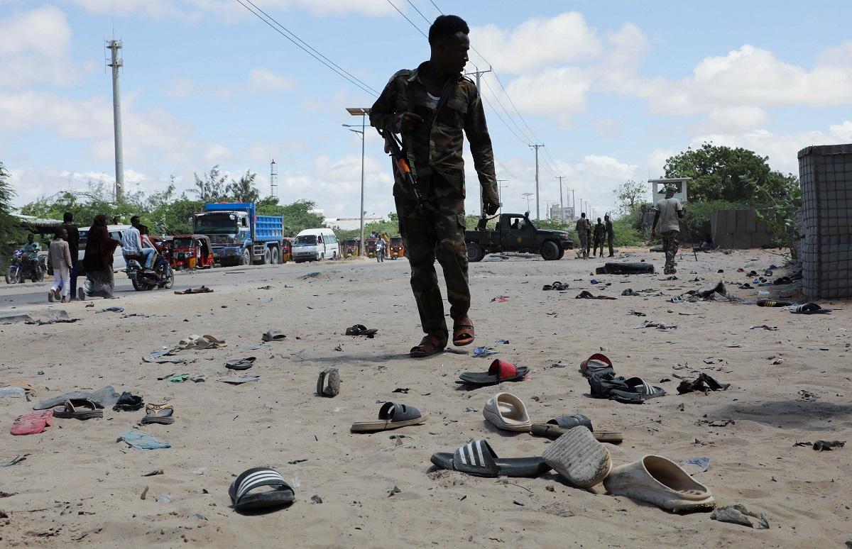 Mogadishu suicide bomber kills at least 10 at army recruitment drive
