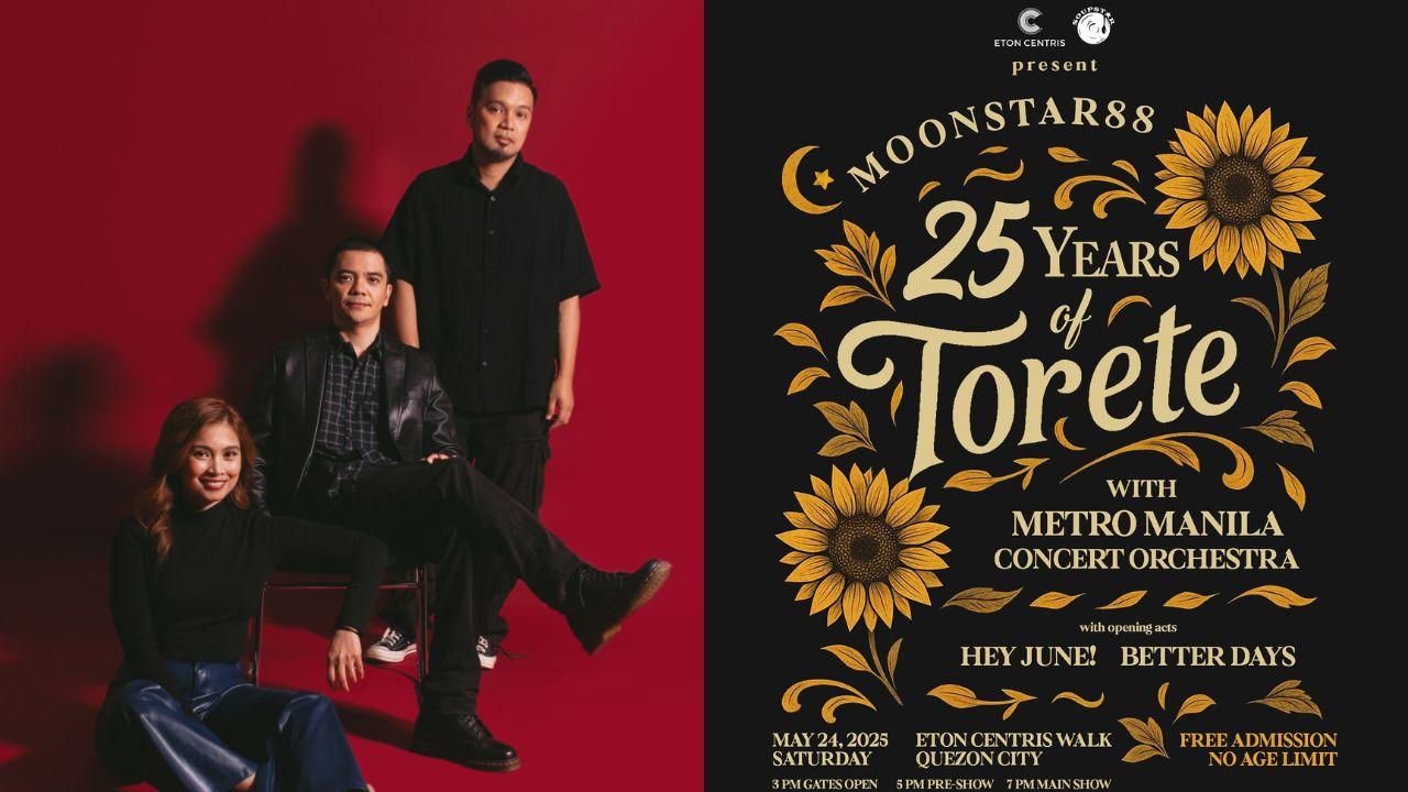 Moonstar88 to celebrate 25 years of 'Torete' with a concert
