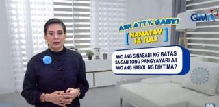 Ask Atty. Gaby - Namatay sa Tuli