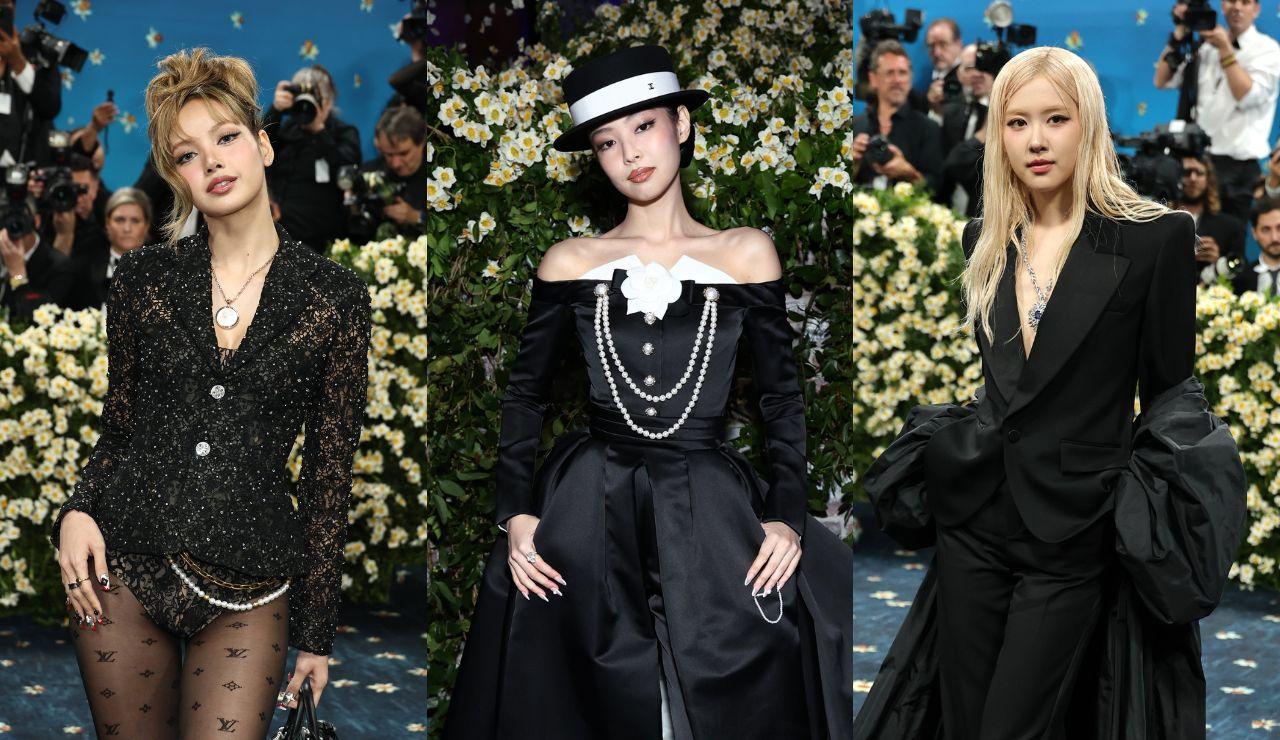 Blackpink's Lisa, Jennie, and Rose stun in Met Gala suits