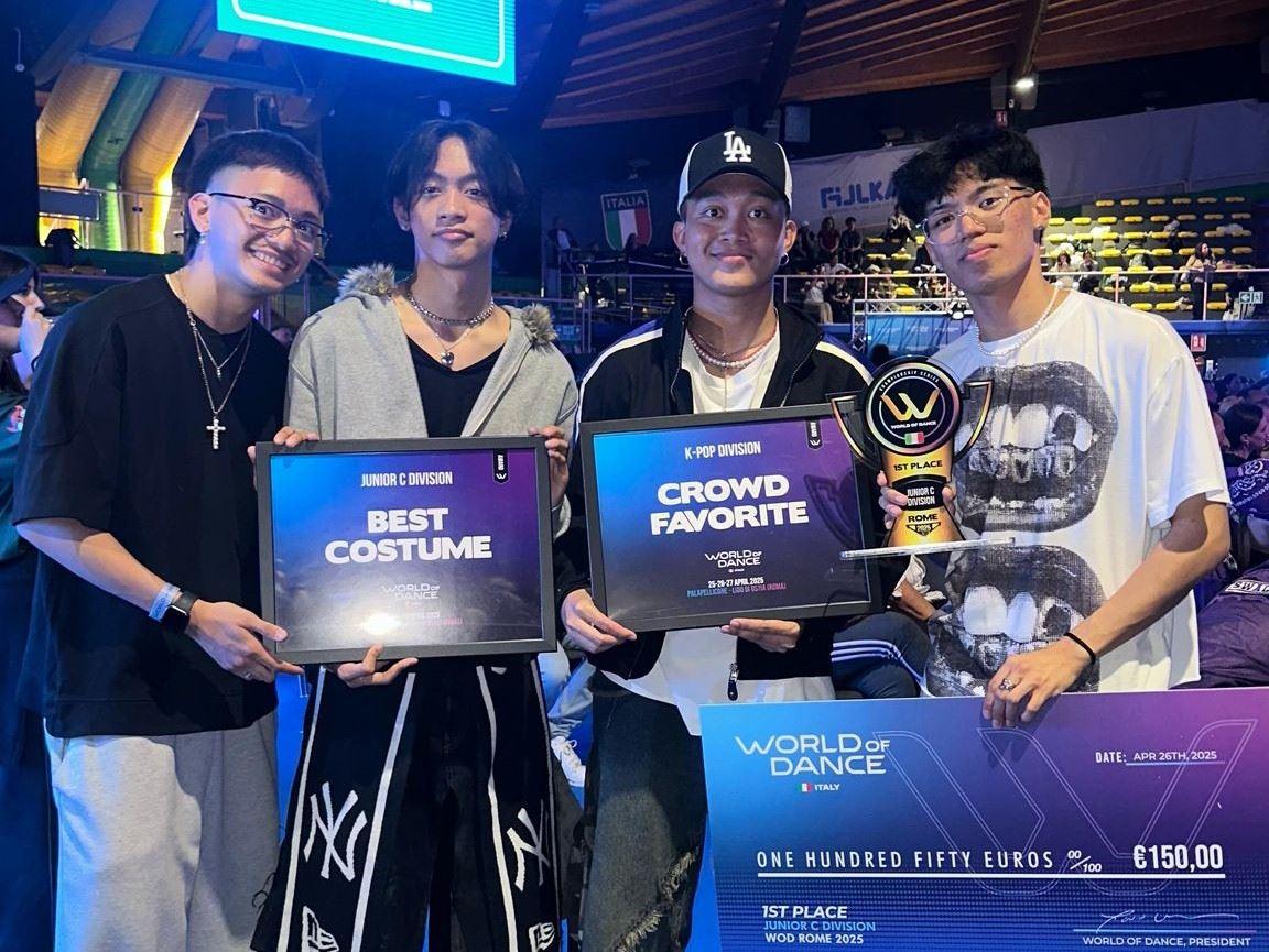 Pinoys shine at World of Dance Italy 2025 