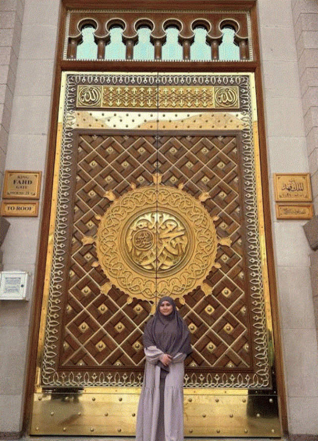 Katherine Sumile in Mecca, Saudi Arabia as she performs Umrah in February 2025. (Photo by Katherine Sumile)