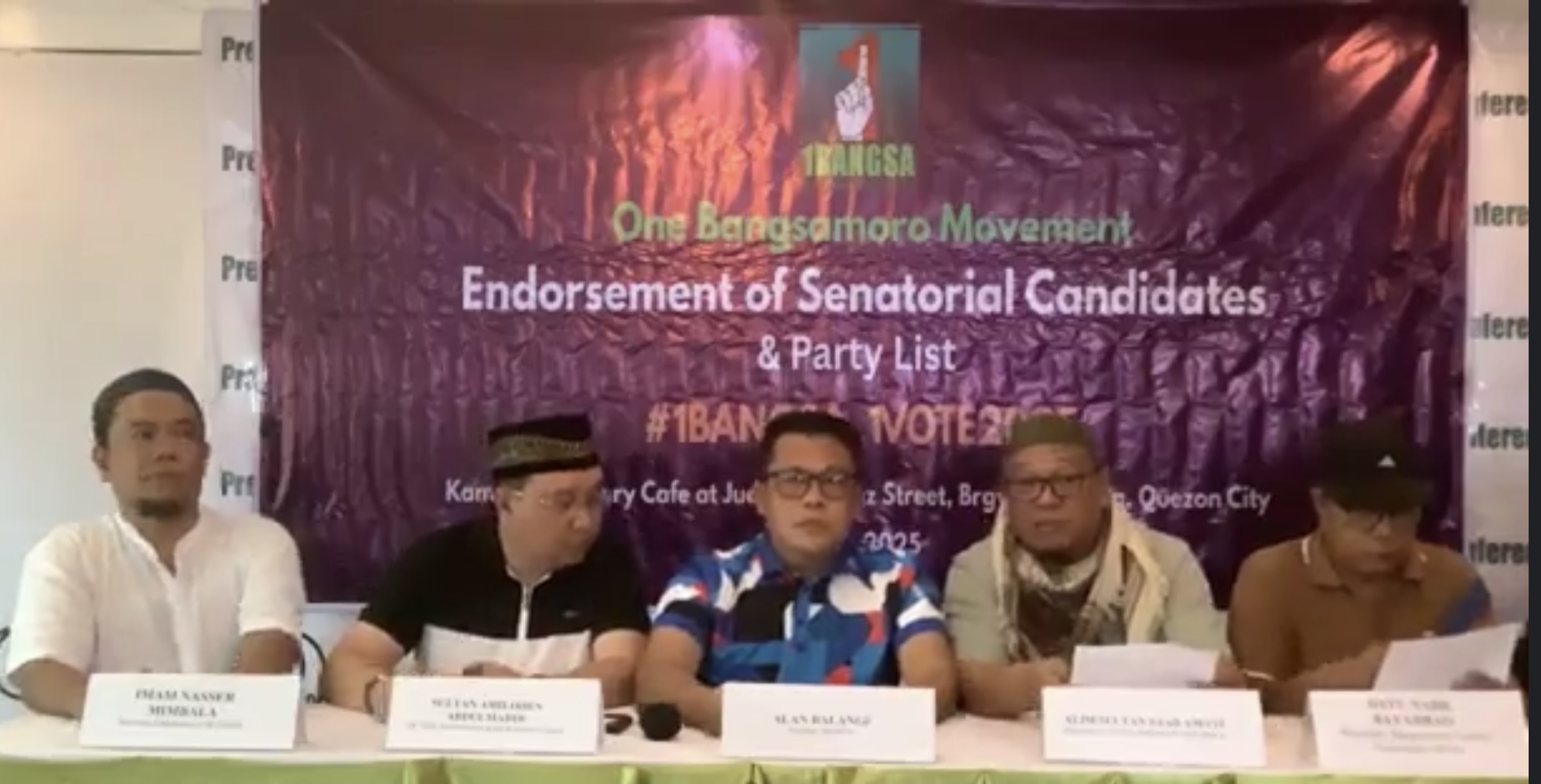 Moro group endorses 10 senatorial bets for Eleksyon 2025