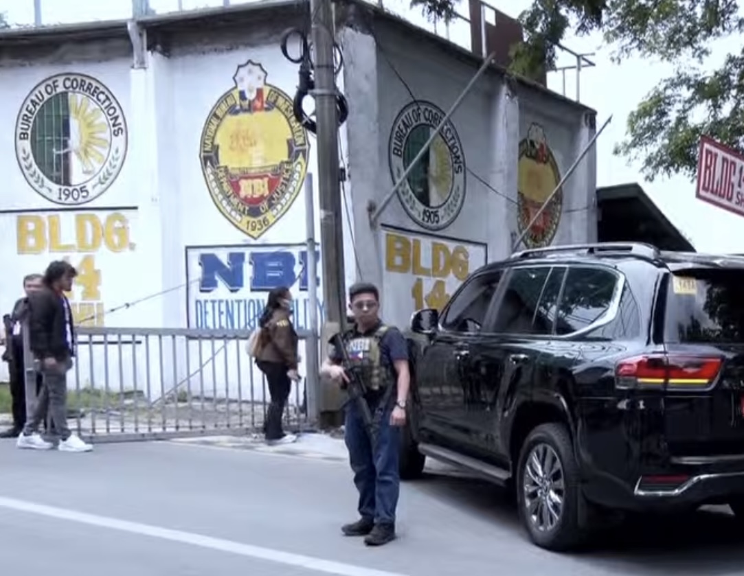 Arnie Teves arrives at Bilibid