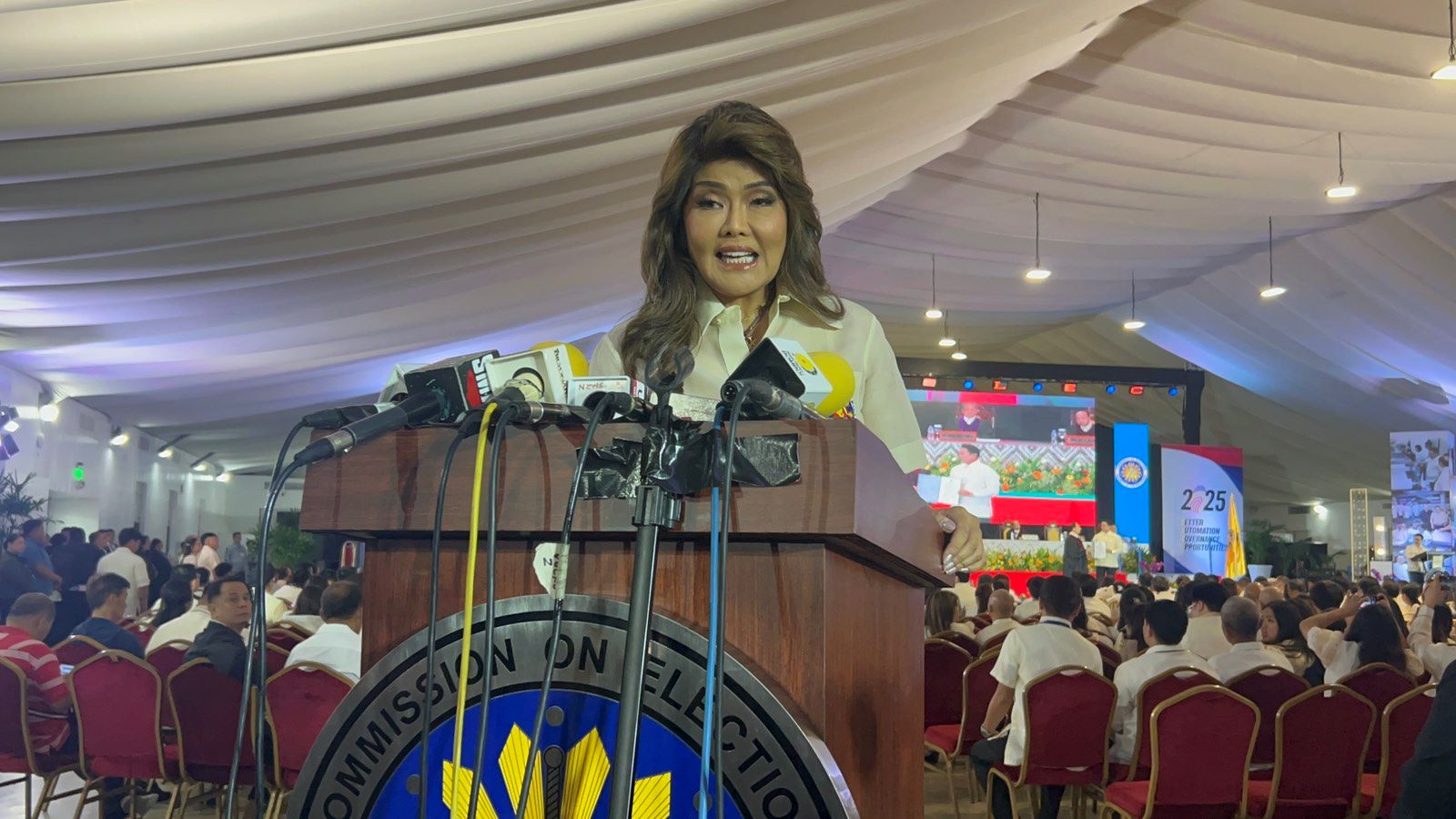 Imee mentions Sara, FPRRD, but not Bongbong in proclamation speech