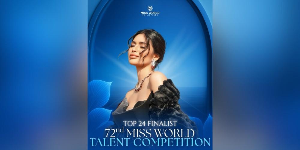 Krishnah Gravidez makes it to Top 24 of Miss World 2025's talent competition 