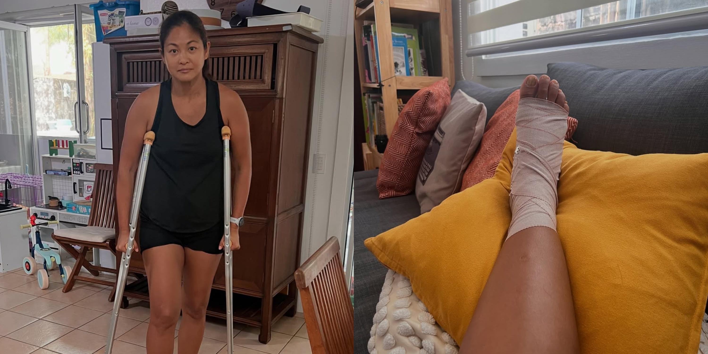 Miriam Quiambao sprains ankle ahead of half marathon in Boracay
