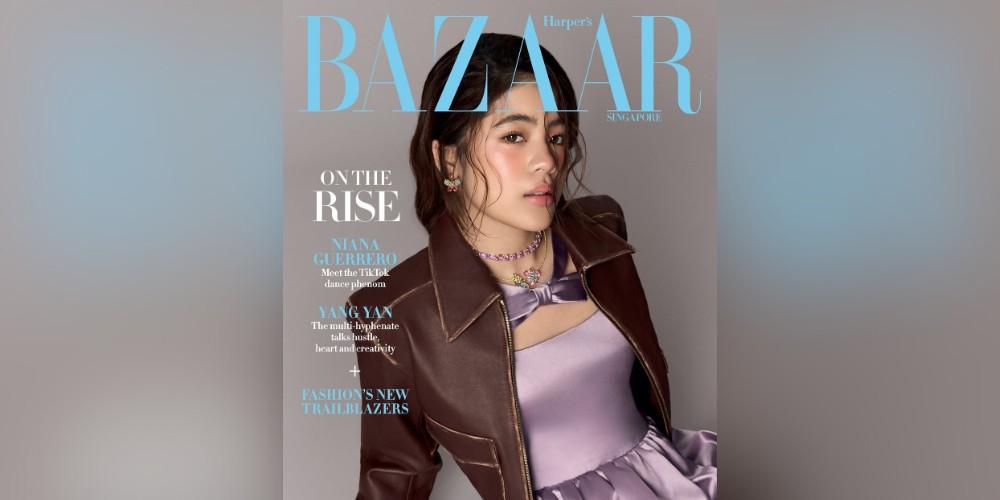 Niana Guerrero is the May cover star of Harper’s Bazaar Singapore