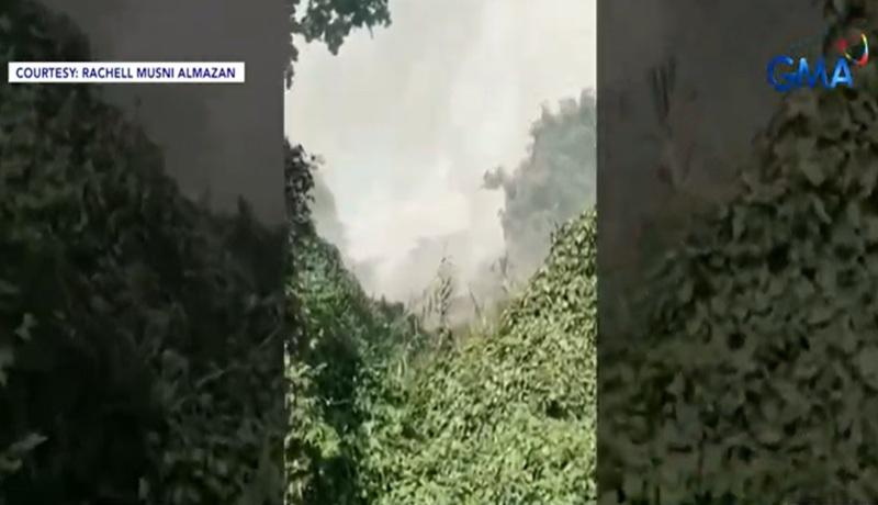 Grass fire hits near residential area in Pampanga