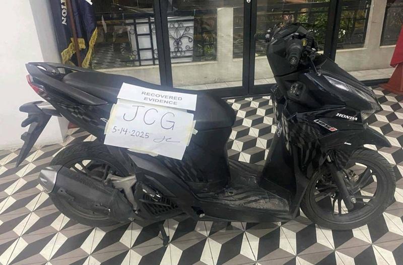 Narekober na scooter na tinangka umanong ibenta