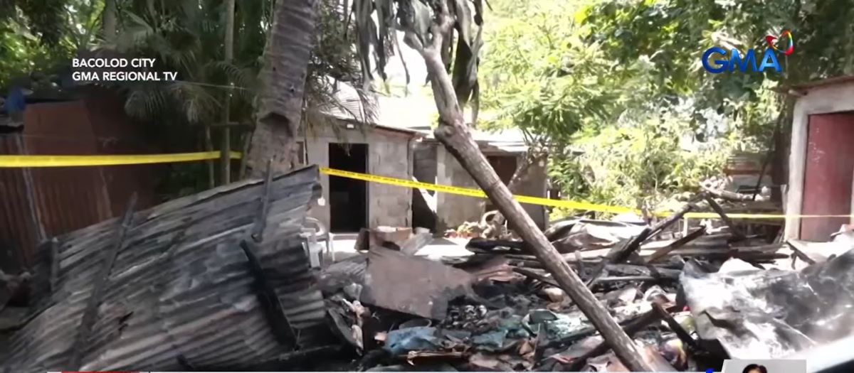 2 batang magkapatid, patay nang ma-trap sa nasusunog nilang bahay sa Bacolod