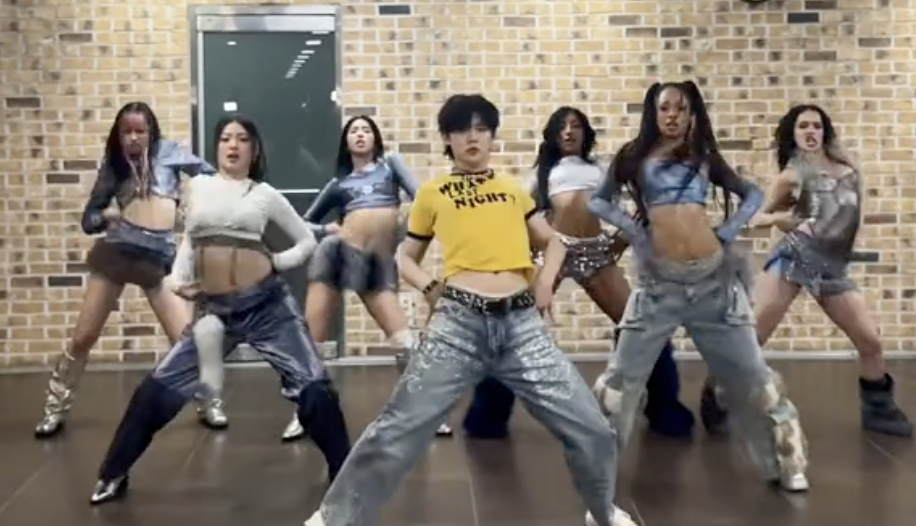 Yeonjun joins Katseye in Gnarly dance challenge