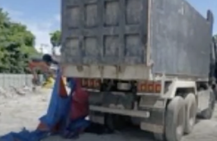 Truck driver accidentally runs over own son in Pasig