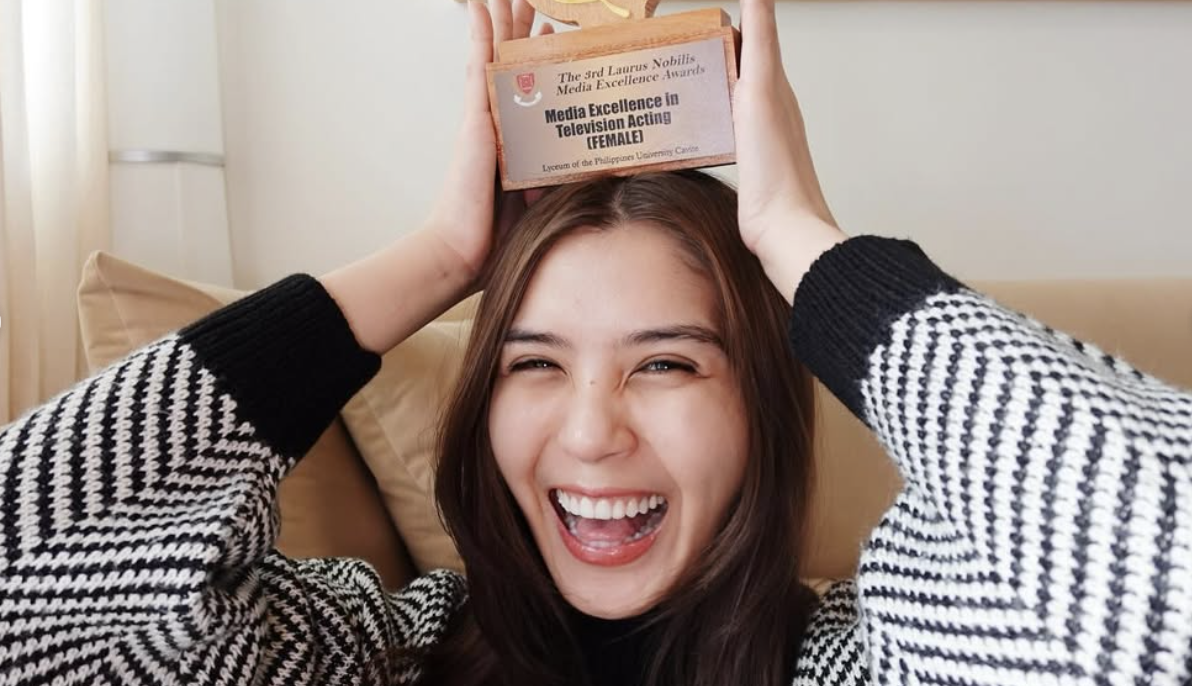 Ashley Ortega Excellence in TV acting in 3rd Laurus Nobilis Media Excellence Awards 2025