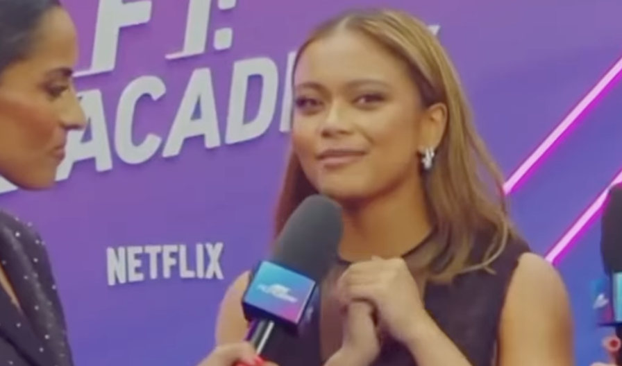 ?Bianca Bustamante attends UK premiere of Netflix series 'F1: The Academy'