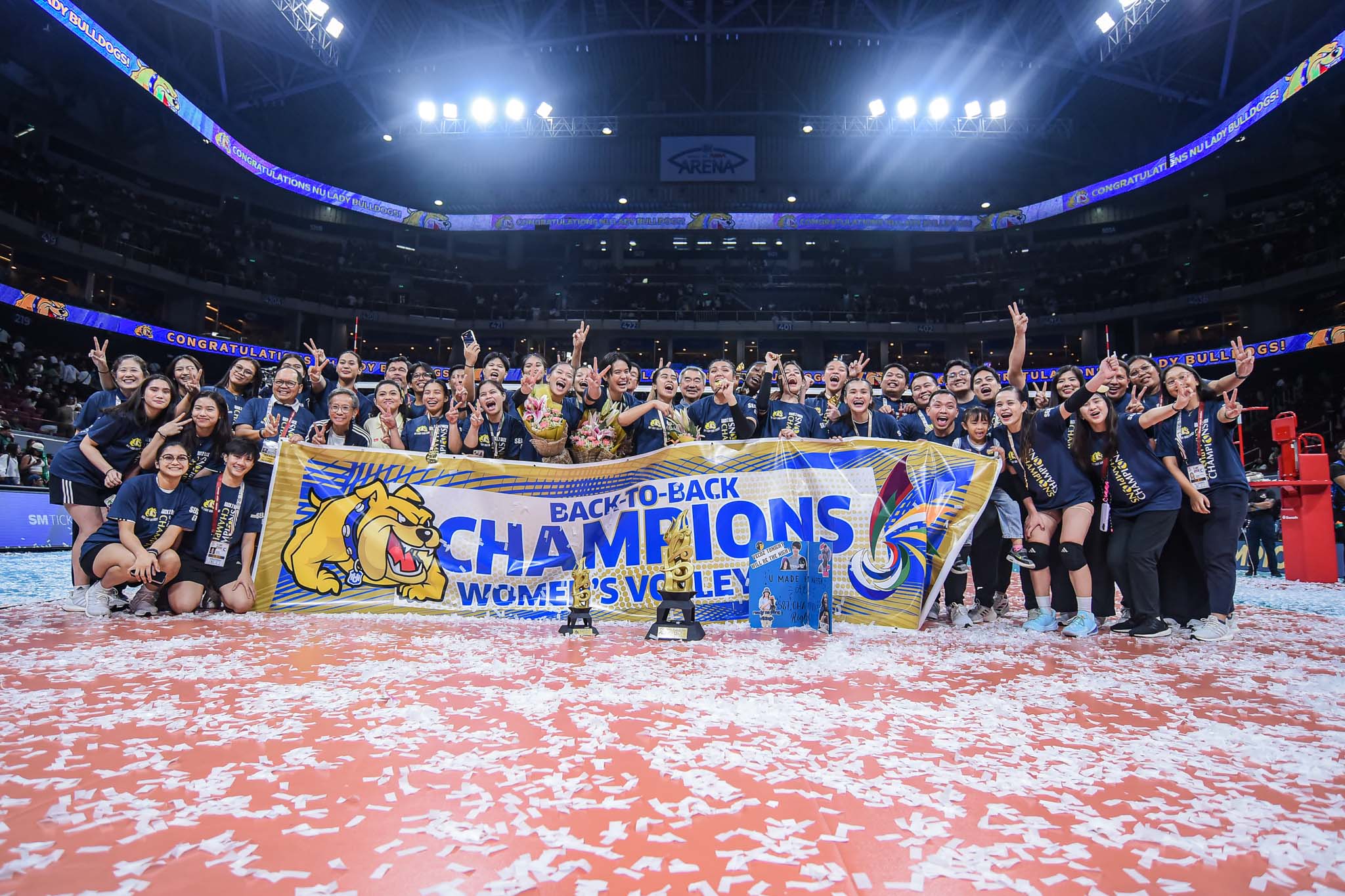 NU Lady Bulldogs sweep La Salle for back-to-back titles in UAAP women's volleyball