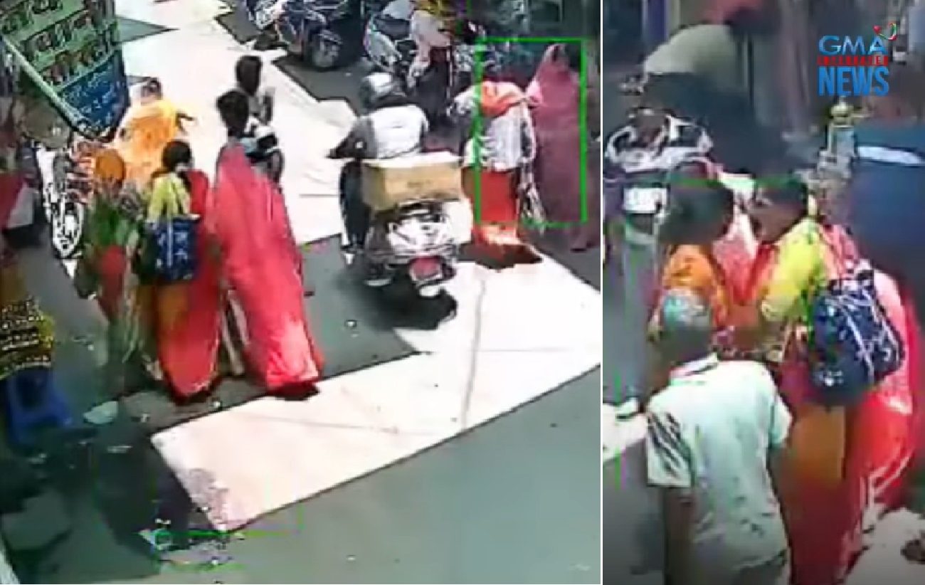 Damit na suot ng babae sa India, nagliyab dahil sa init ng panahon?